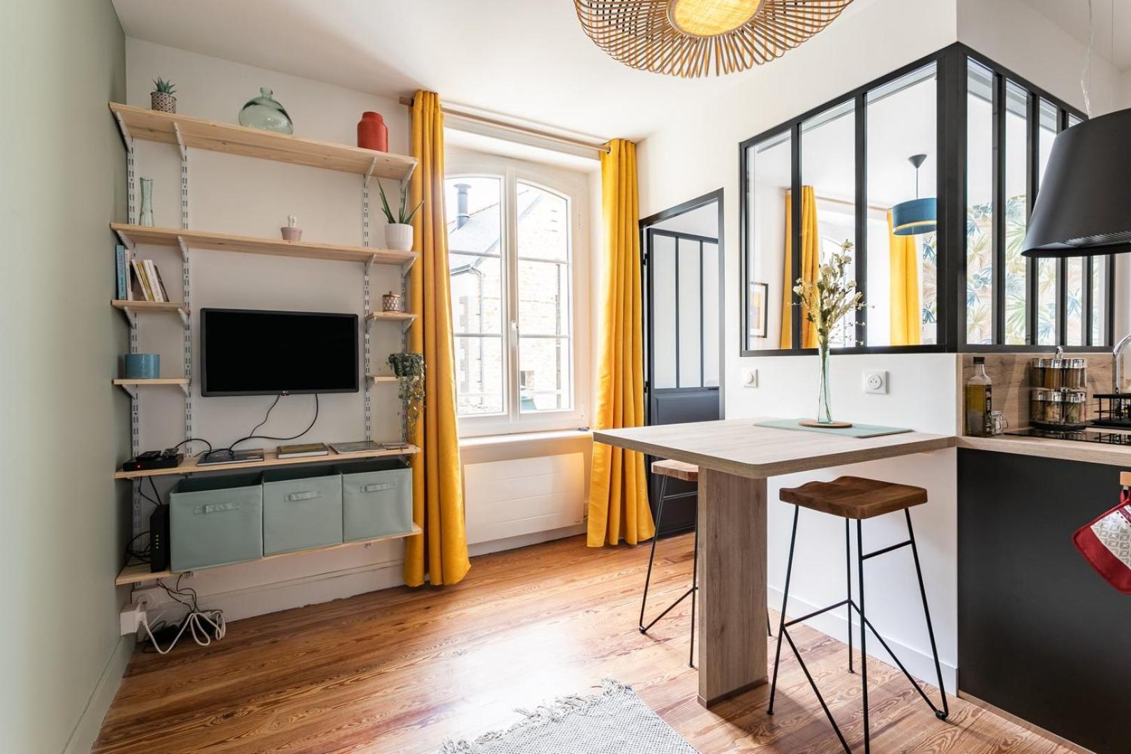 Lucelyne - Beau T2 Renove - Centre - Plage 400M Daire Dinard Dış mekan fotoğraf
